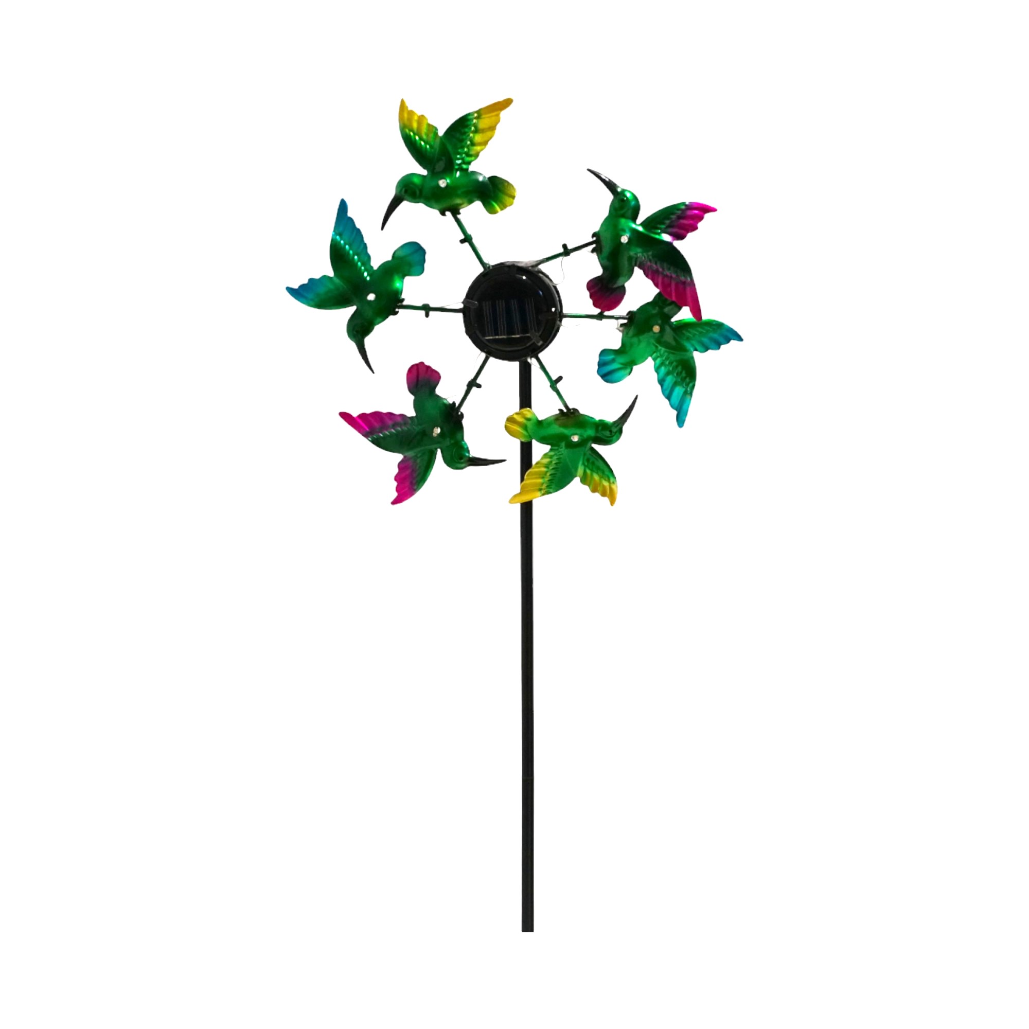 Darstellung von Propeller Solar m. Vögel 33x10 h= 122 cm