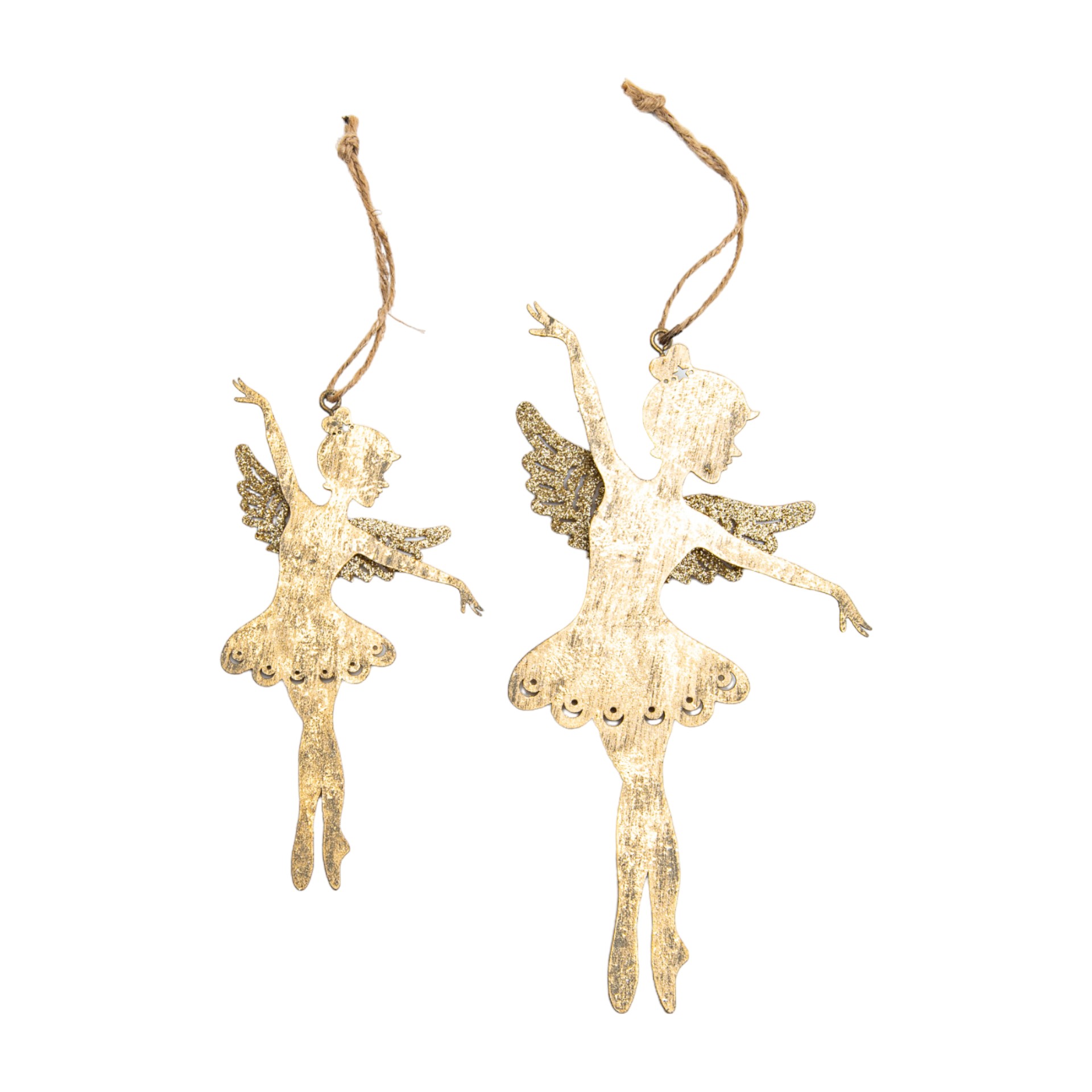 Darstellung von Ballerina gold klein 14,5x7,5x1,5 cm