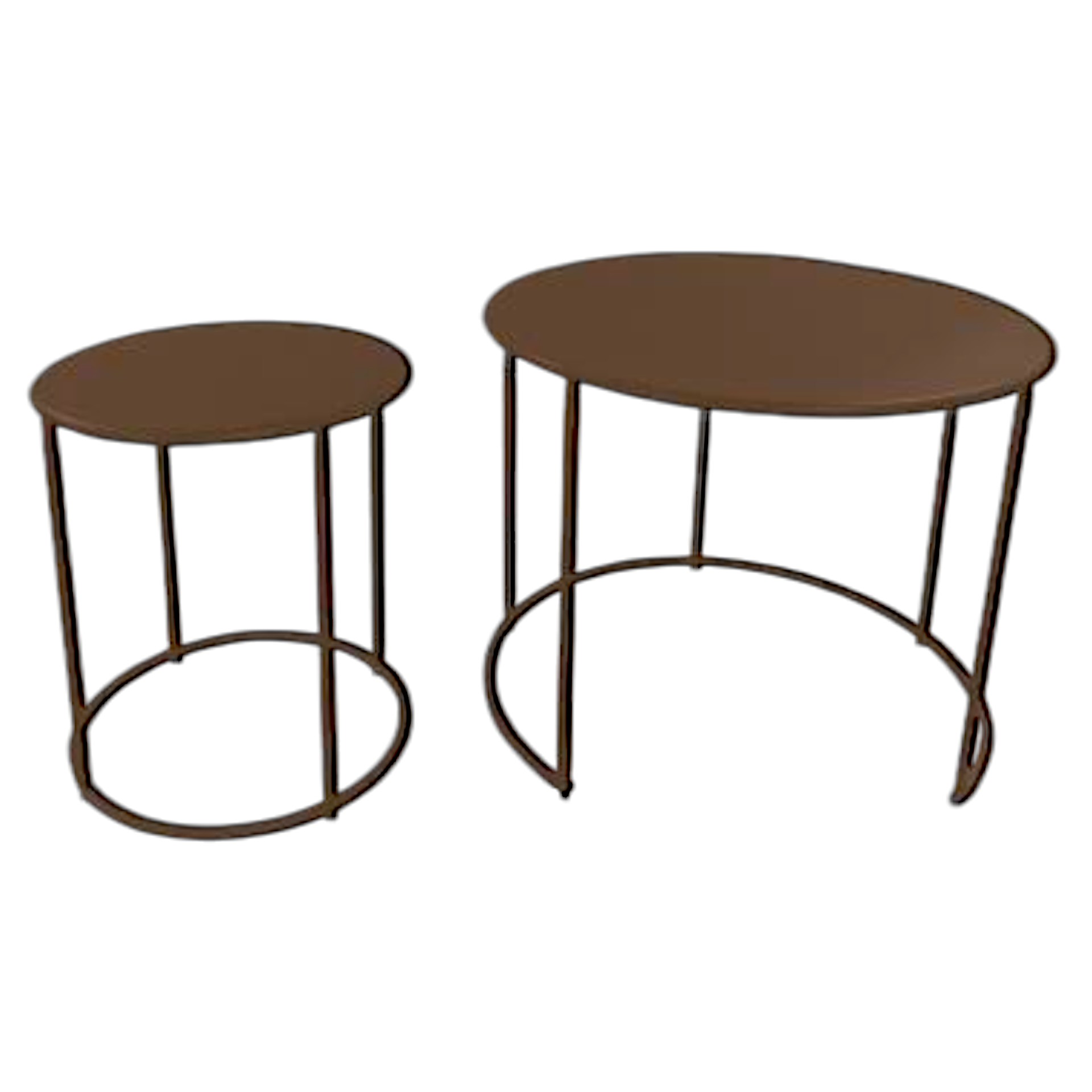 Darstellung von Beistelltischset 2tlg. rund