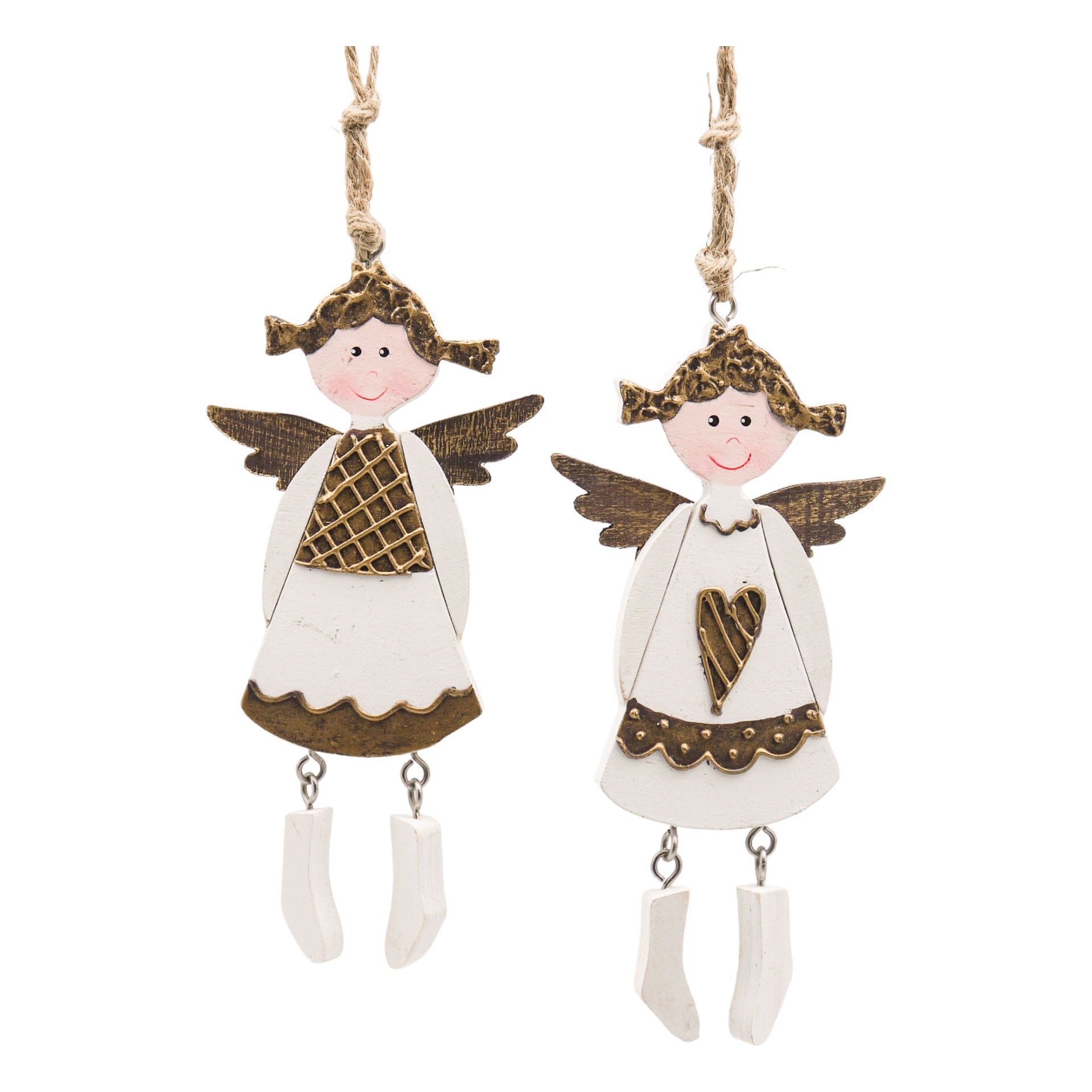 Darstellung von SUSA Holzengel z. Hängen 2fach sortiert