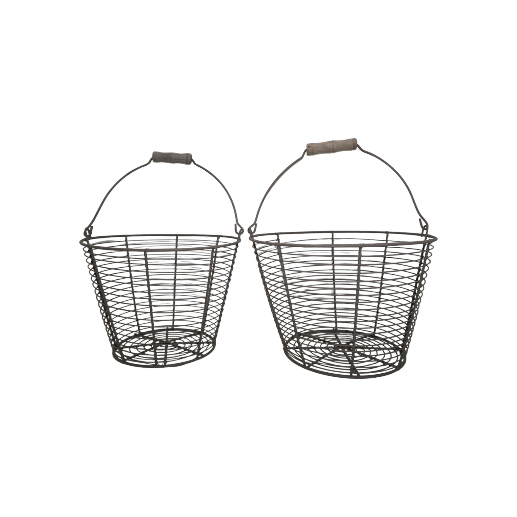 Darstellung von Drahtkorb m. Henkel 2-tlg., konisch