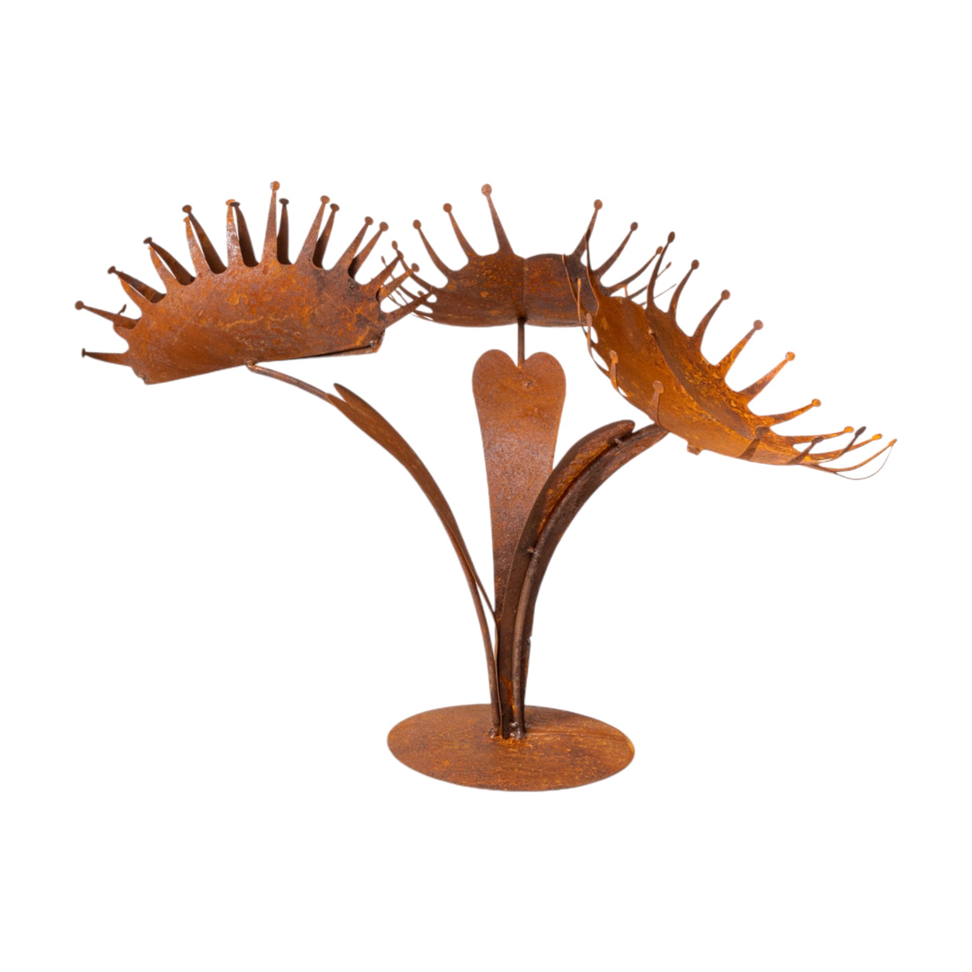 Darstellung von Fleischfresser“ 3 Blüten auf Platte