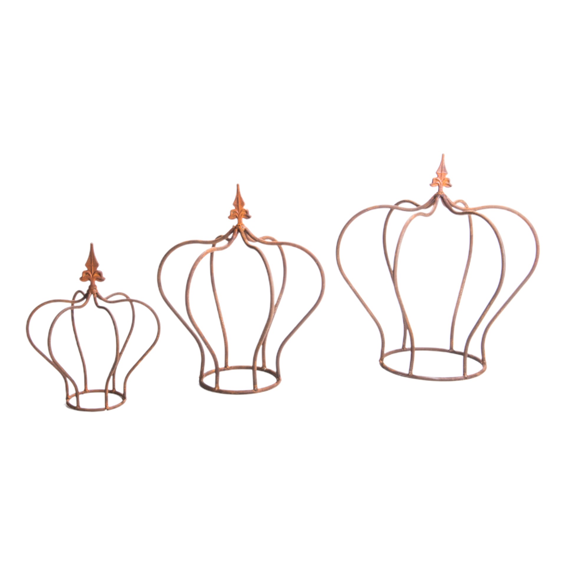 Darstellung von Drahtkrone klein rost