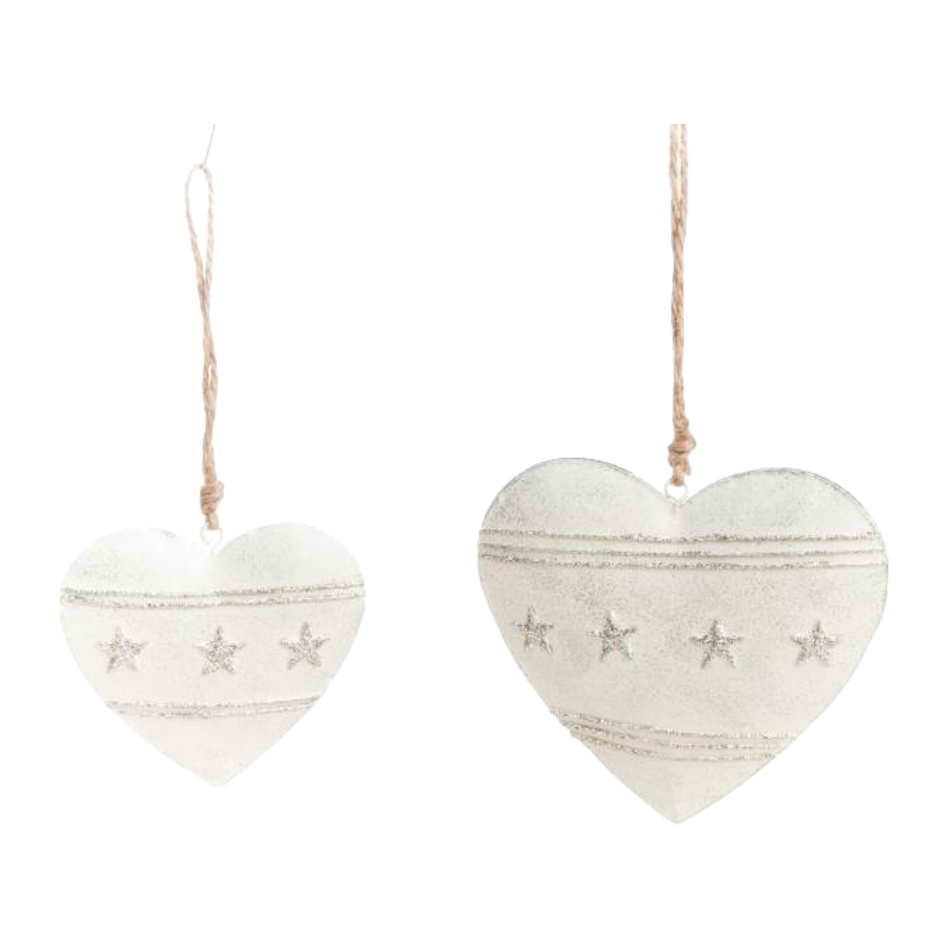 Darstellung von SUSA Herz klein m. Sterne 7,5 cm