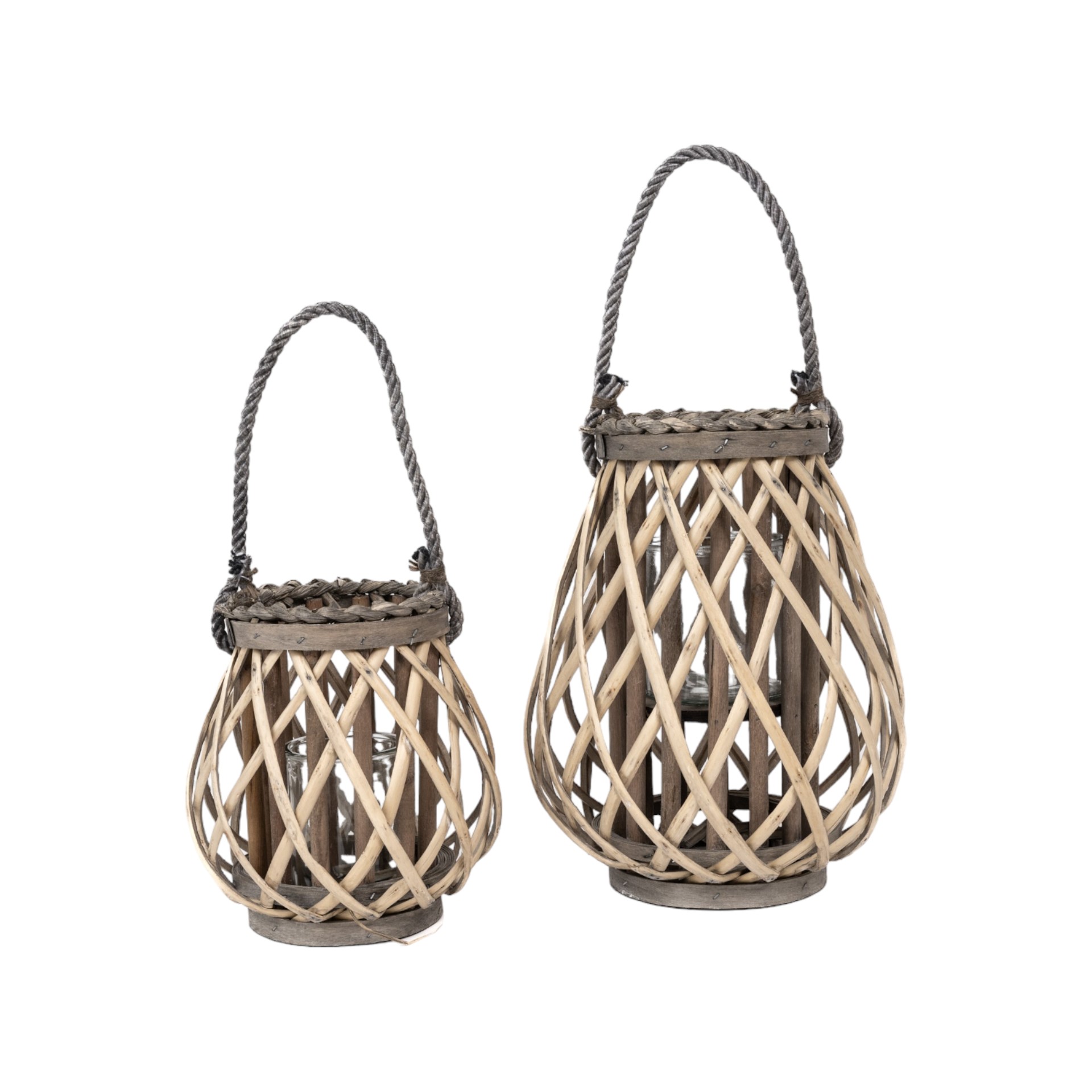 Darstellung von Korbwindlicht Lampion klein schlank