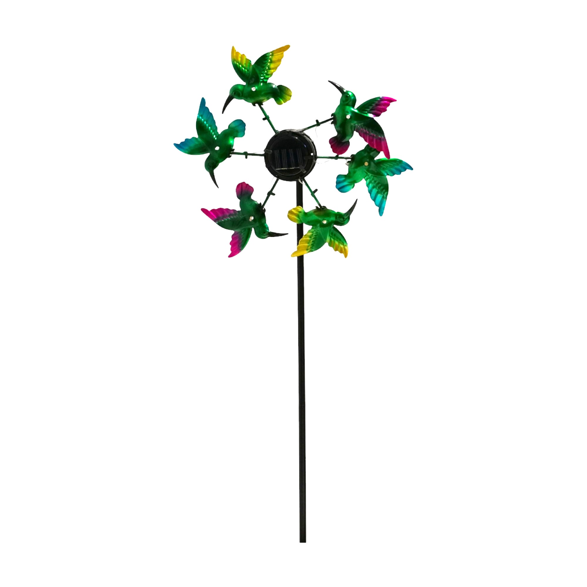 Darstellung von Propeller Solar m. Vögel 33x10 h= 122 cm