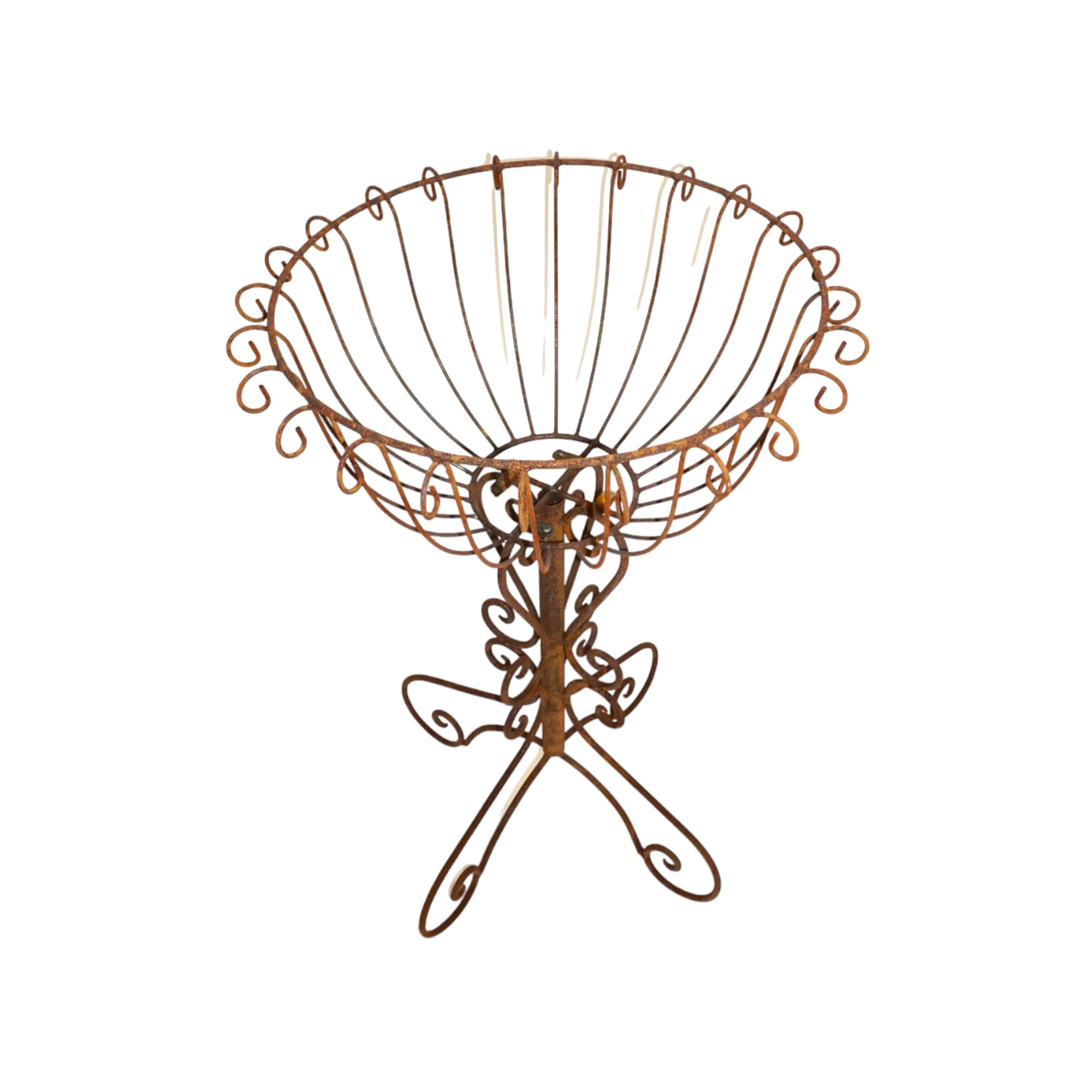 Darstellung von Korb XXL auf Fuss riesig