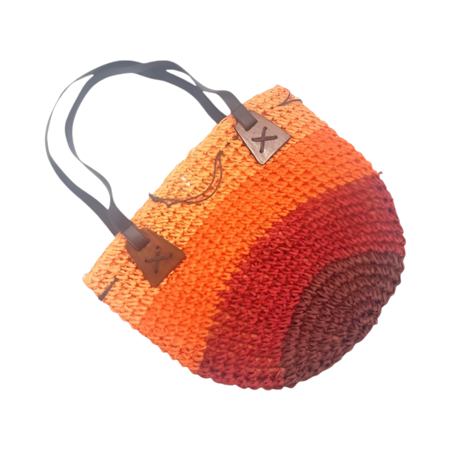 Darstellung von RP Sommertasche rot/orange gestreift