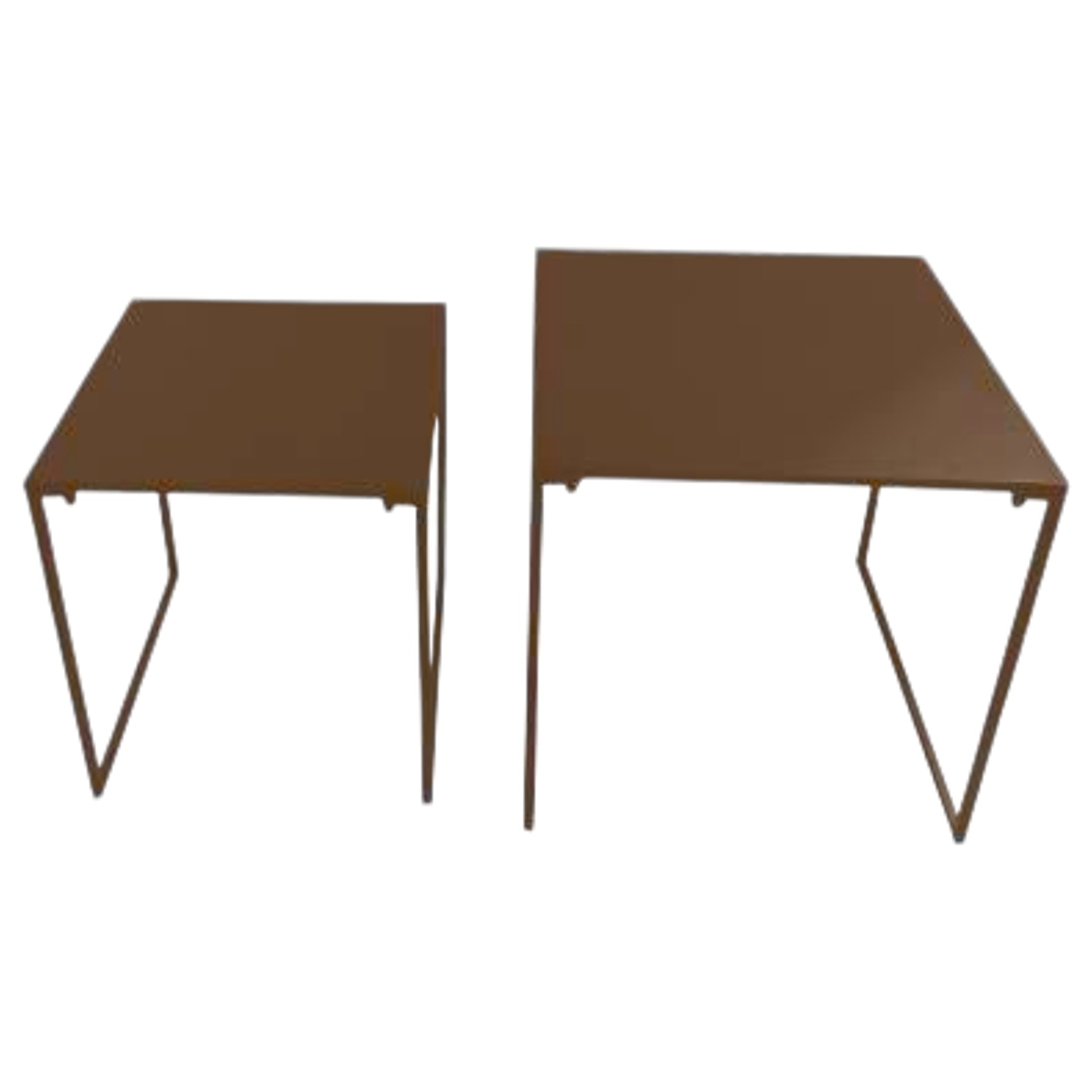 Darstellung von Beistelltischset 2tlg. eckig