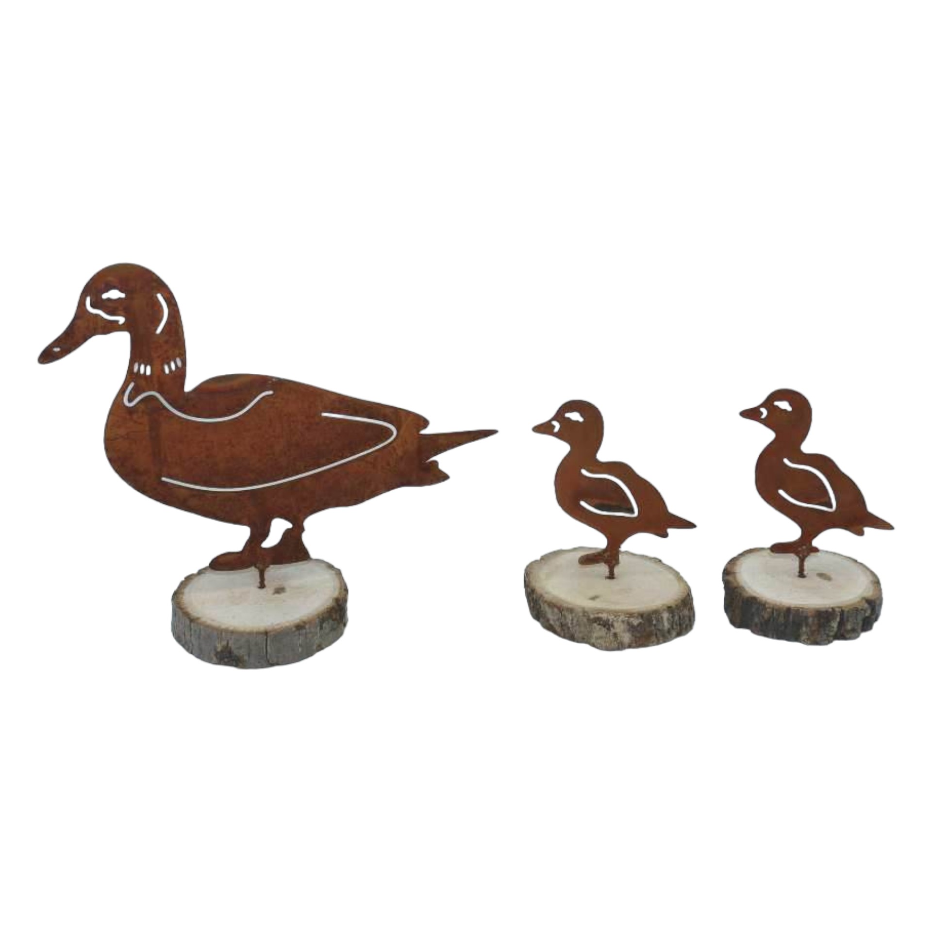 Darstellung von Ente mit Schraube rost