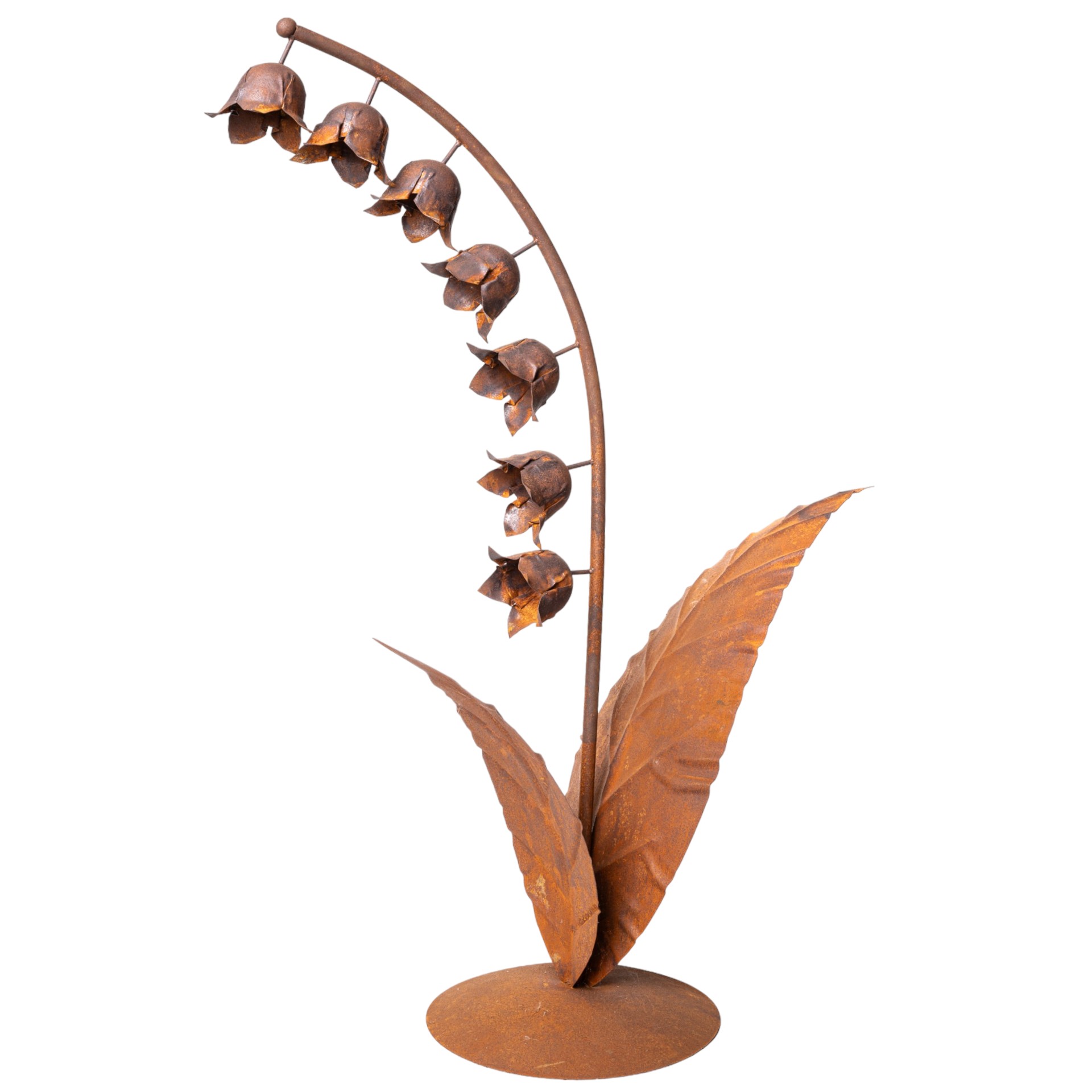 Darstellung von Glockenblume gross 7 Blüten auf Platte