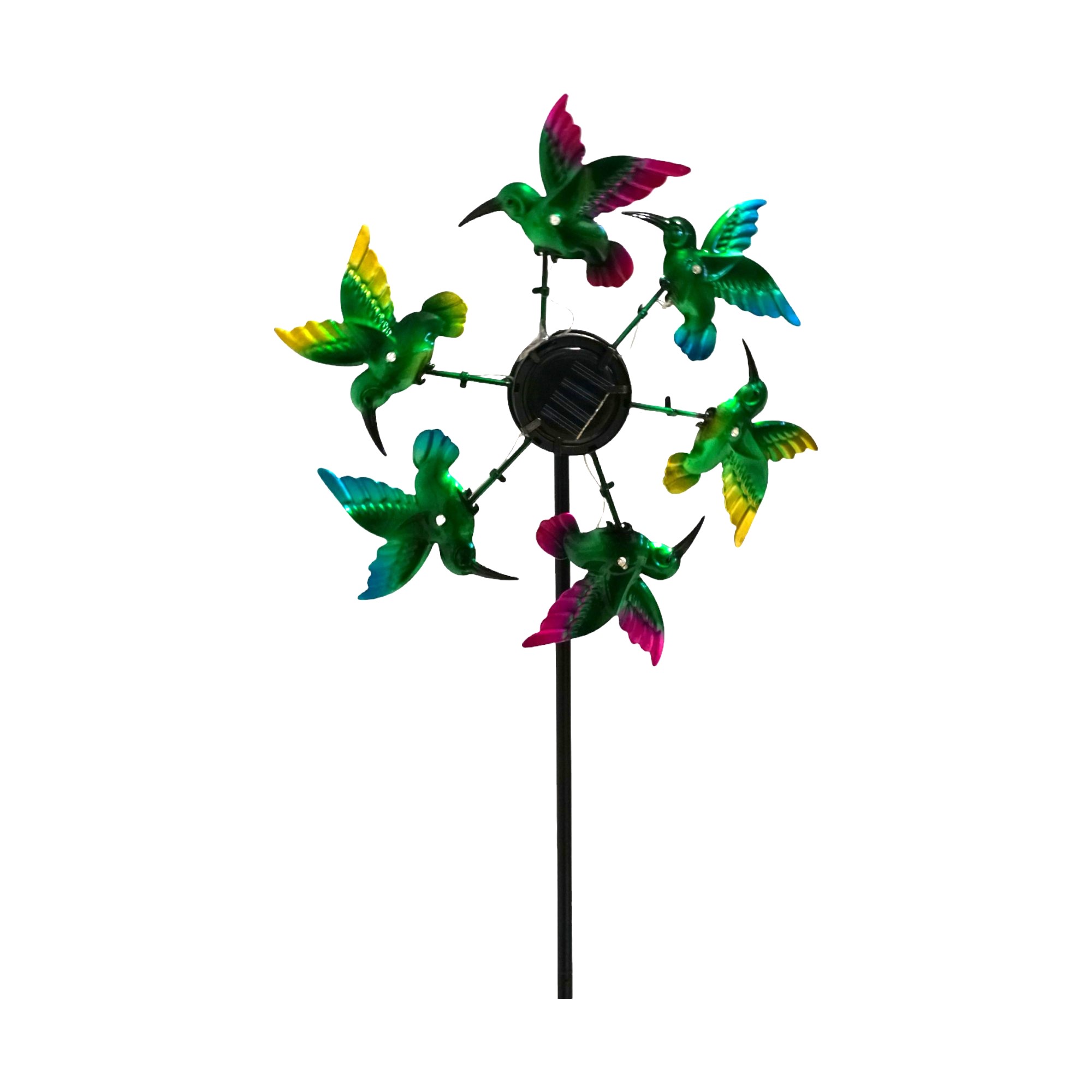 Darstellung von Propeller Solar m. Vögel 33x10 h= 122 cm